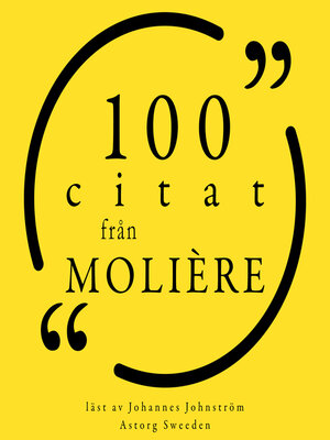 cover image of 100 citat från Molière